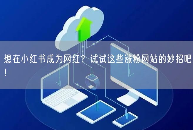 想在小红书成为网红？试试这些涨粉网站的妙招吧！