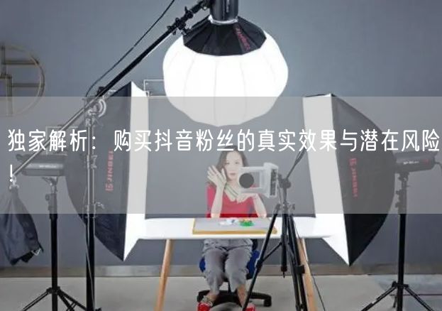 独家解析：购买抖音粉丝的真实效果与潜在风险！